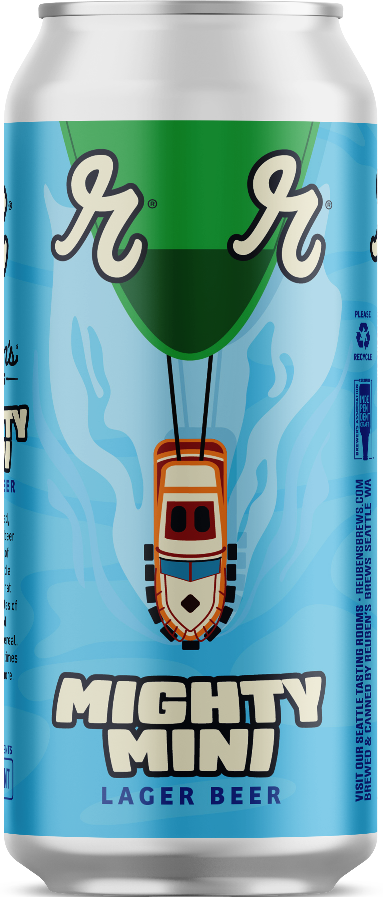 Mighty Mini Lager 16oz can